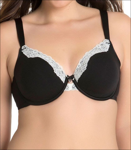 Curvy Couture Cotton Luxe Unlined Underwire Bra Style 1009