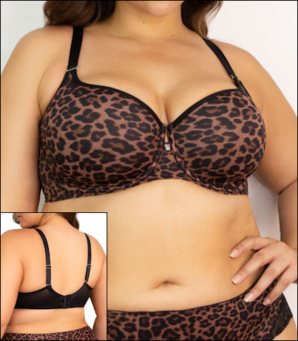 Curvy Couture Tulip Smooth Underwire Push Up Bra Style 1274-DSL