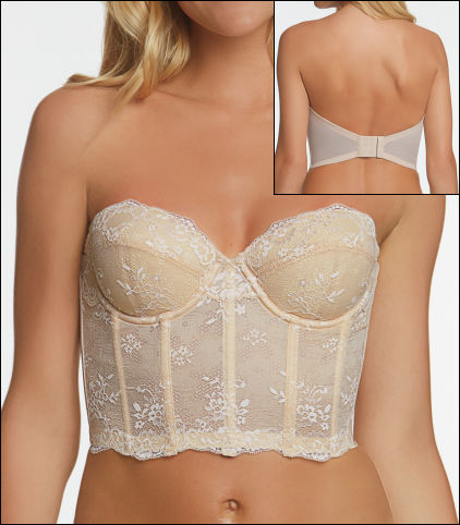 Dominique Intimates Noemi Low Back Strapless Underwire Bustier in