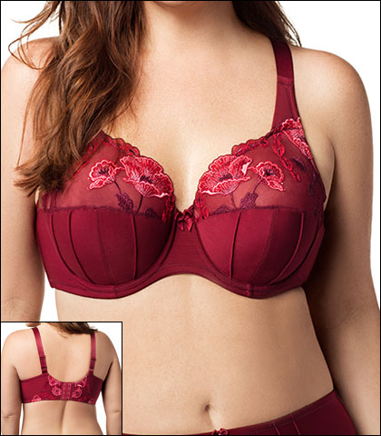 Elila Glamour Embroidery Underwire Bra Style 2021-BR