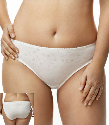Elila Underwear Brief Jacquard Style 3405-WH