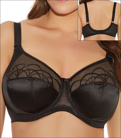 Elomi Cate Underwire Full Cup Banded Bra Style 4030-BLK