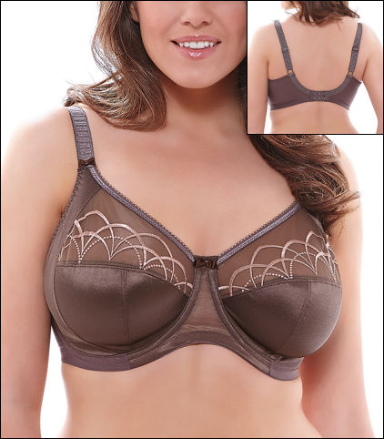 Elomi Cate Bra Underwire Full Cup Embroidered Style 4030-PCN