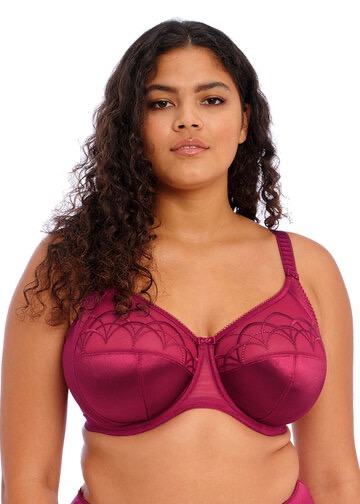 Elomi Berry Underwire Full Cup Banded Bra Style EL-4030-BEY