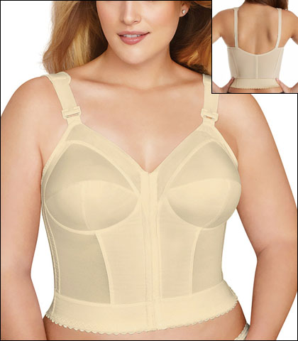 Exquisite Form Fully Women's Longline Front Close Bra Style 7530-BGE