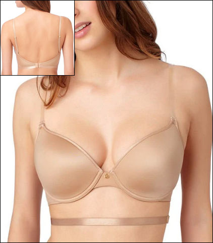Le Mystere Dos Nu II Underwire Low Back Bra Style 1122-NAT