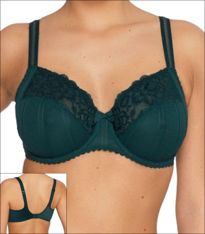 Prima Donna Couture Bra Underwire Full Cup Embroidered Lace Style 0162581-JGR
