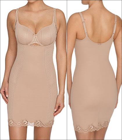 Prima Donna Couture Shapewear Body Dress Smoother Embroidered Lace Style  0862580-CRM