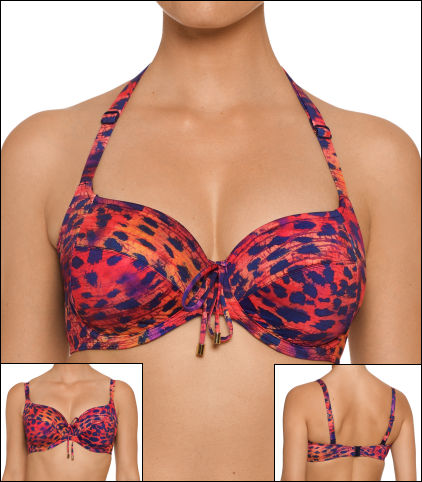 Hassy Afrikaanse Omgaan met Prima Donna Swim Sunset Love Bikini Top Full Cup Style 4004610-BEP